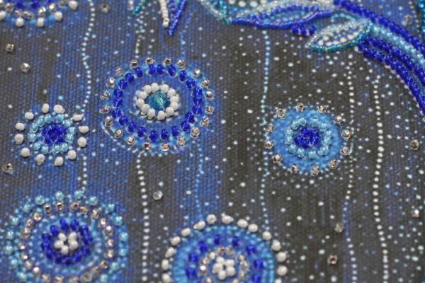 Bead embroidery kit Gate to infinity needlework kit Art canvas beadwork pattern