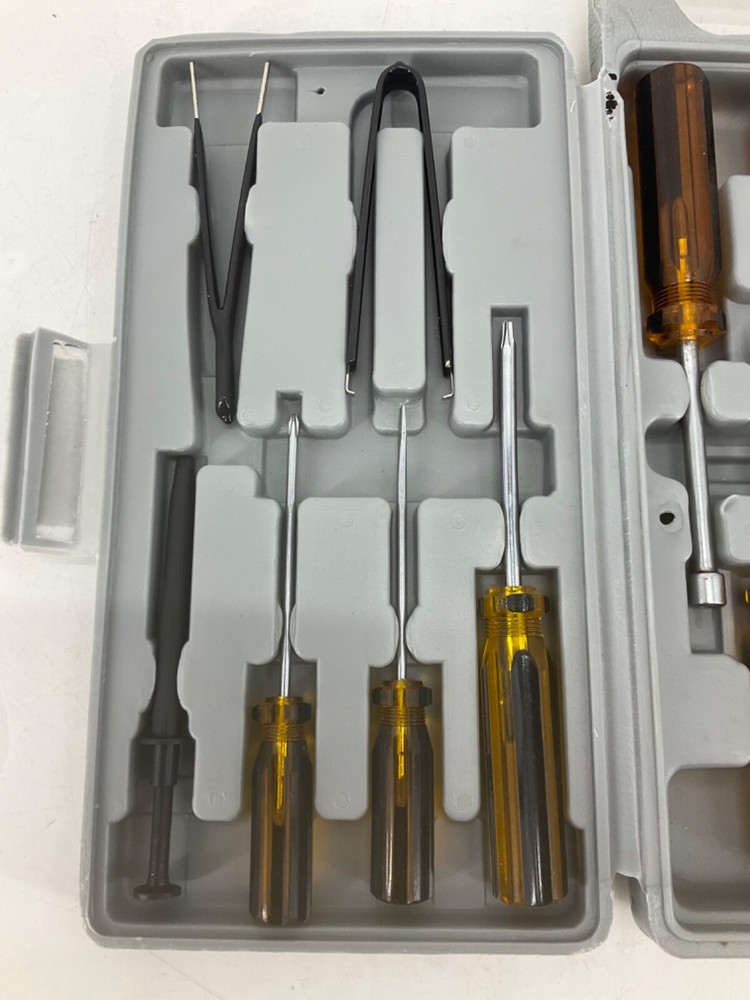 RARE Vintage Curtis Esselte 11 PIECE Computer Tool Kit with Hard Plastic Case
