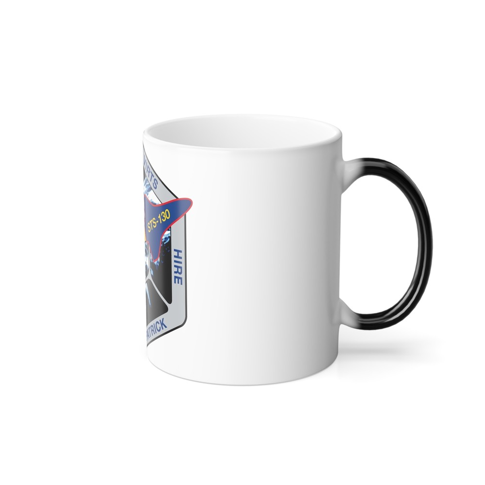 STS 130 Patch NASA - Color Changing Mug 11oz