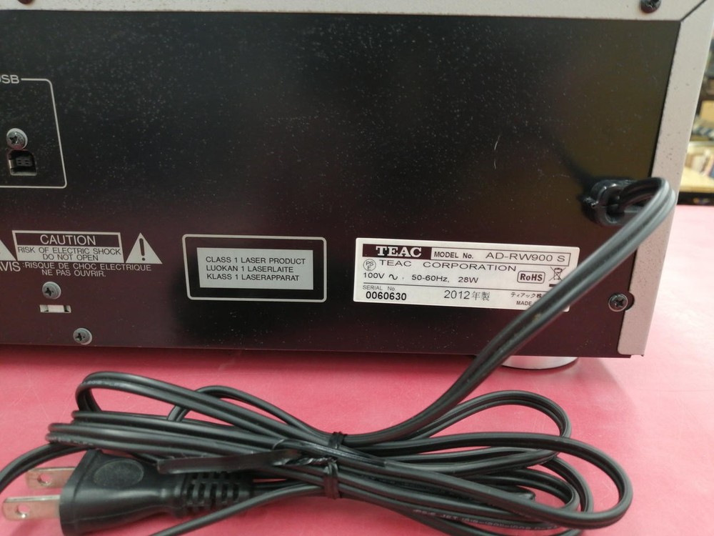 TEAC AD-RW900 CD/Cassette Recorder All Function Tested