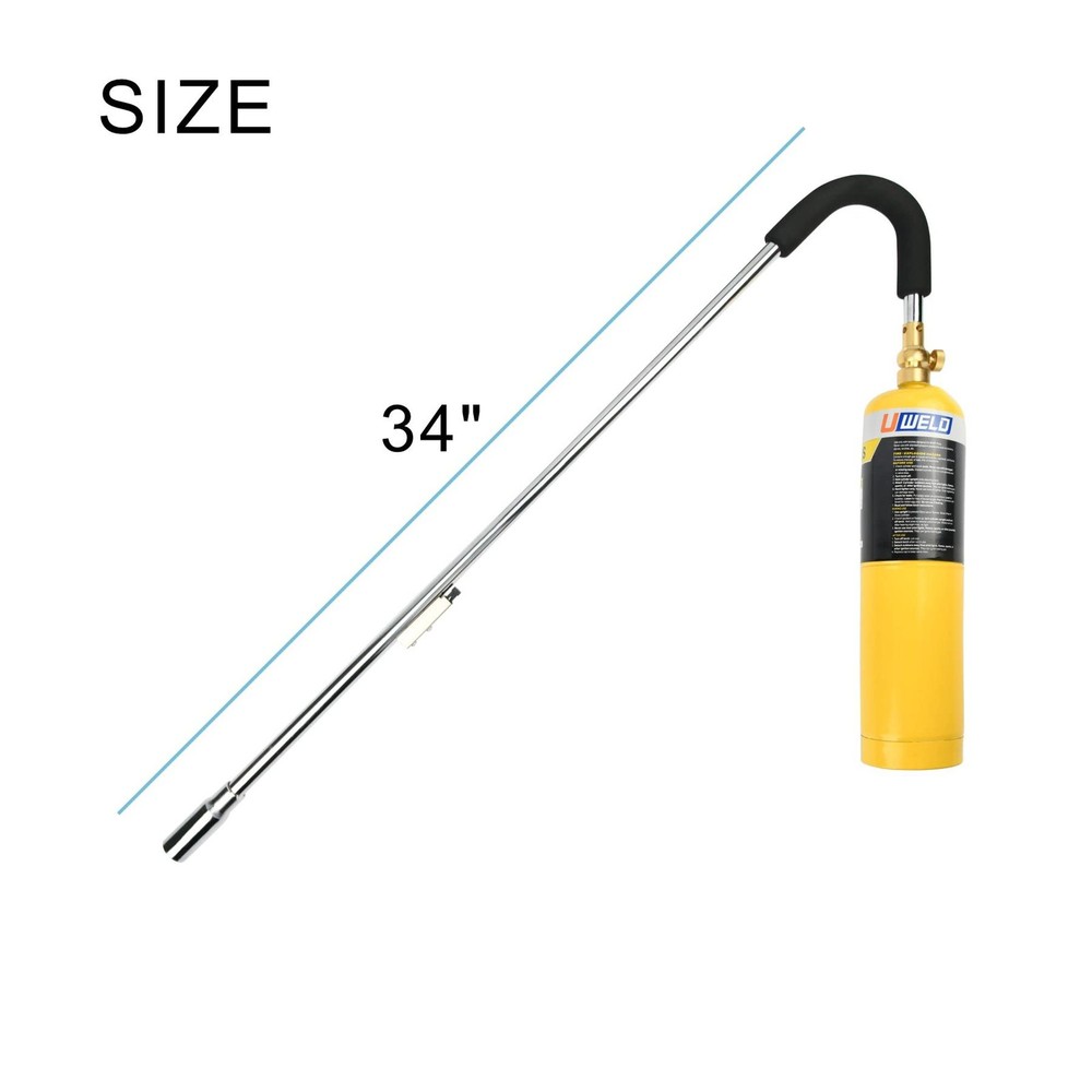 Propane Torch Weed Burner Propane Weed Torch with Turbo Trigger Push Button I...