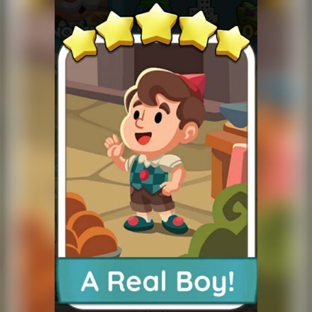 1x A Real Boy! ⭐⭐⭐⭐⭐ Set 18 :- Mono_Poly_Go Stickers :- Best Service