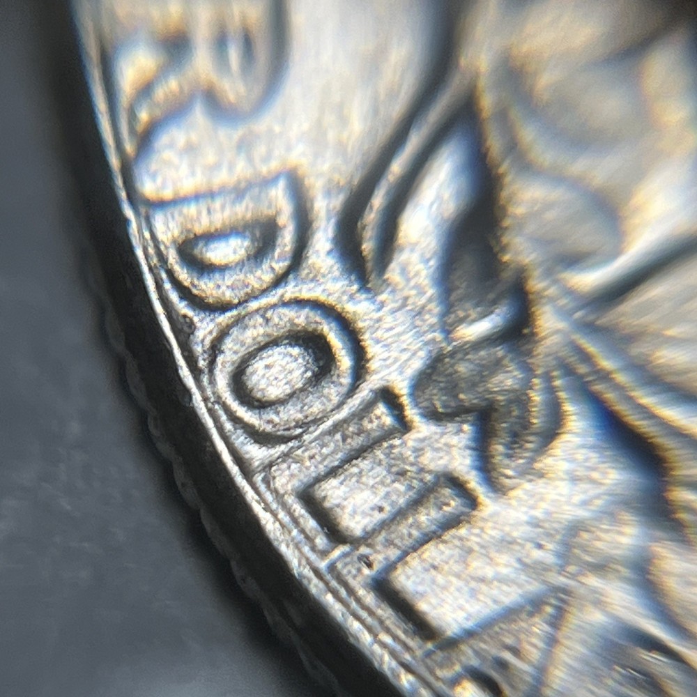 1956 Washington Silver Quarter Errors DDR Toning Uncirculated