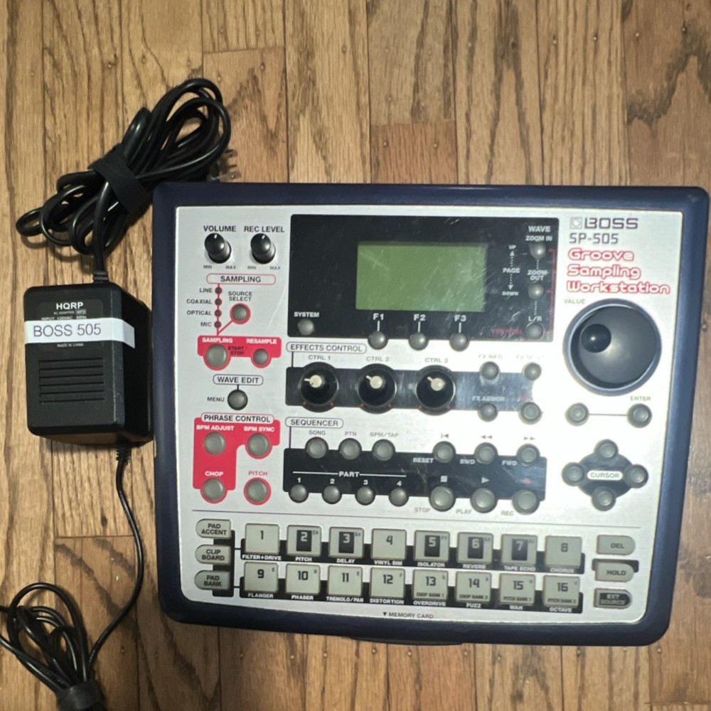 Boss SP-505 Groove Sampling Workstation Sampler & Sequencer 16 Pad