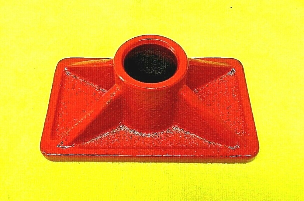 Replacement Flat Base adapter for 10 Ton Body and Frame Kit- Porta P. Kit - RED