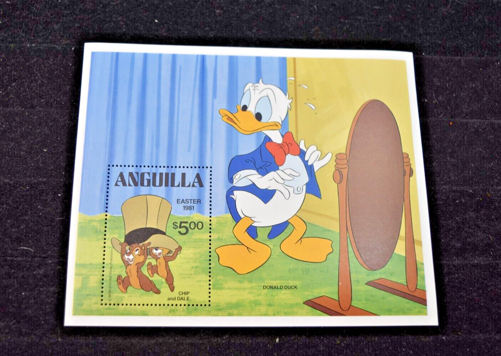 ANGUILLA 1981 DISNEY EASTER M/S S 443   MNH