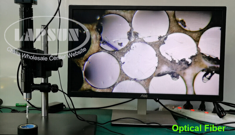 C-mount Lens 200X - 2000X Zoom Industry Stereo Microscope Camera Coaxial Light