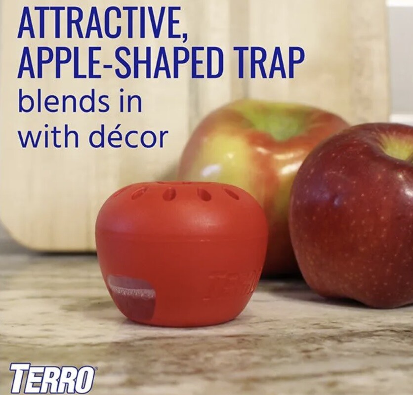 Terro T2502B 2 Pack Fruit Fly Traps with 90 day Fruit Fly Lure