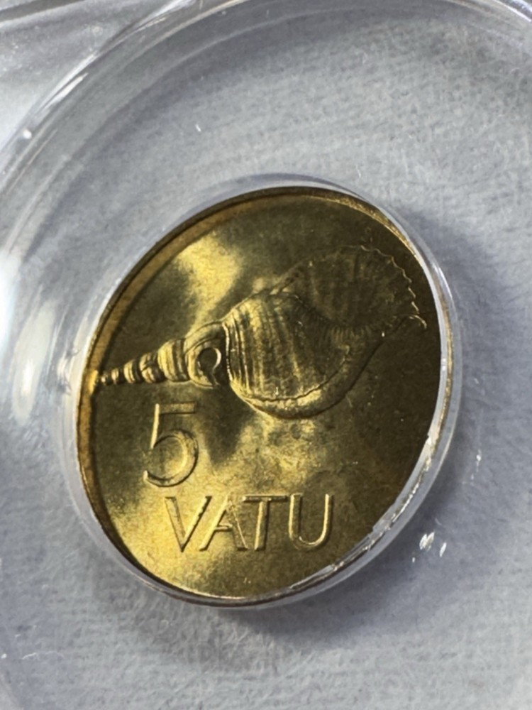 1983 Vanuatu 5 Vatu Graded MS 68 by ANACS