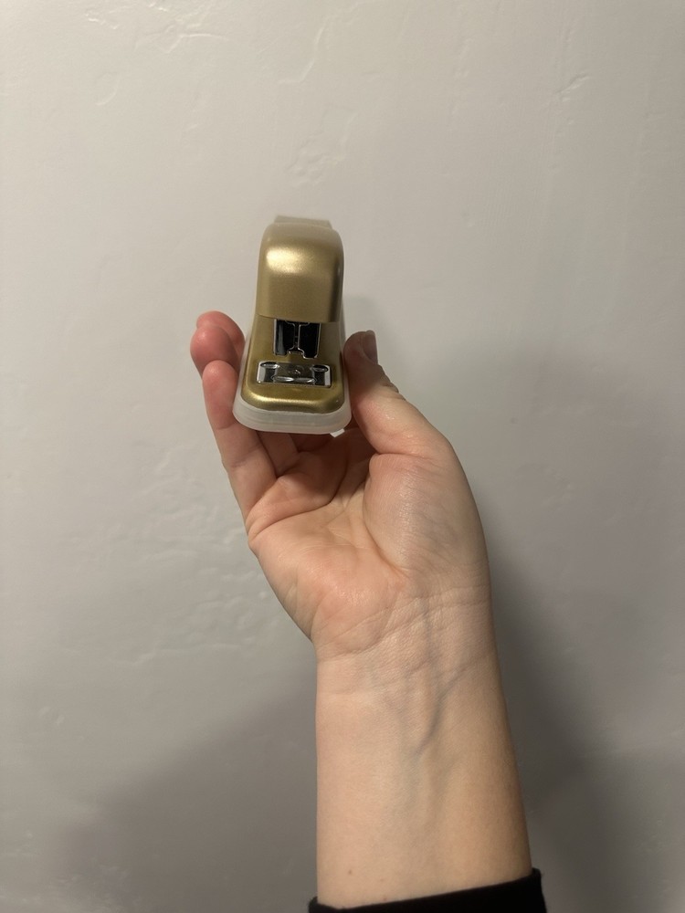 Small Gold Desk Stapler