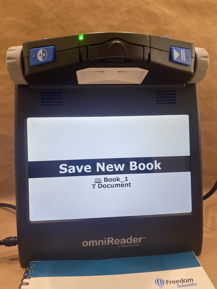 omniReader Portable Scanning SolutionLow Vision Magnifier Freedom Scientific