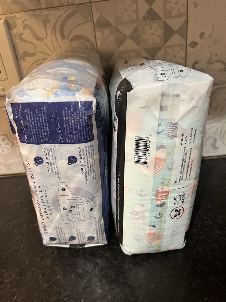 Honest Co Diapers Size 4 - 47ct New in package