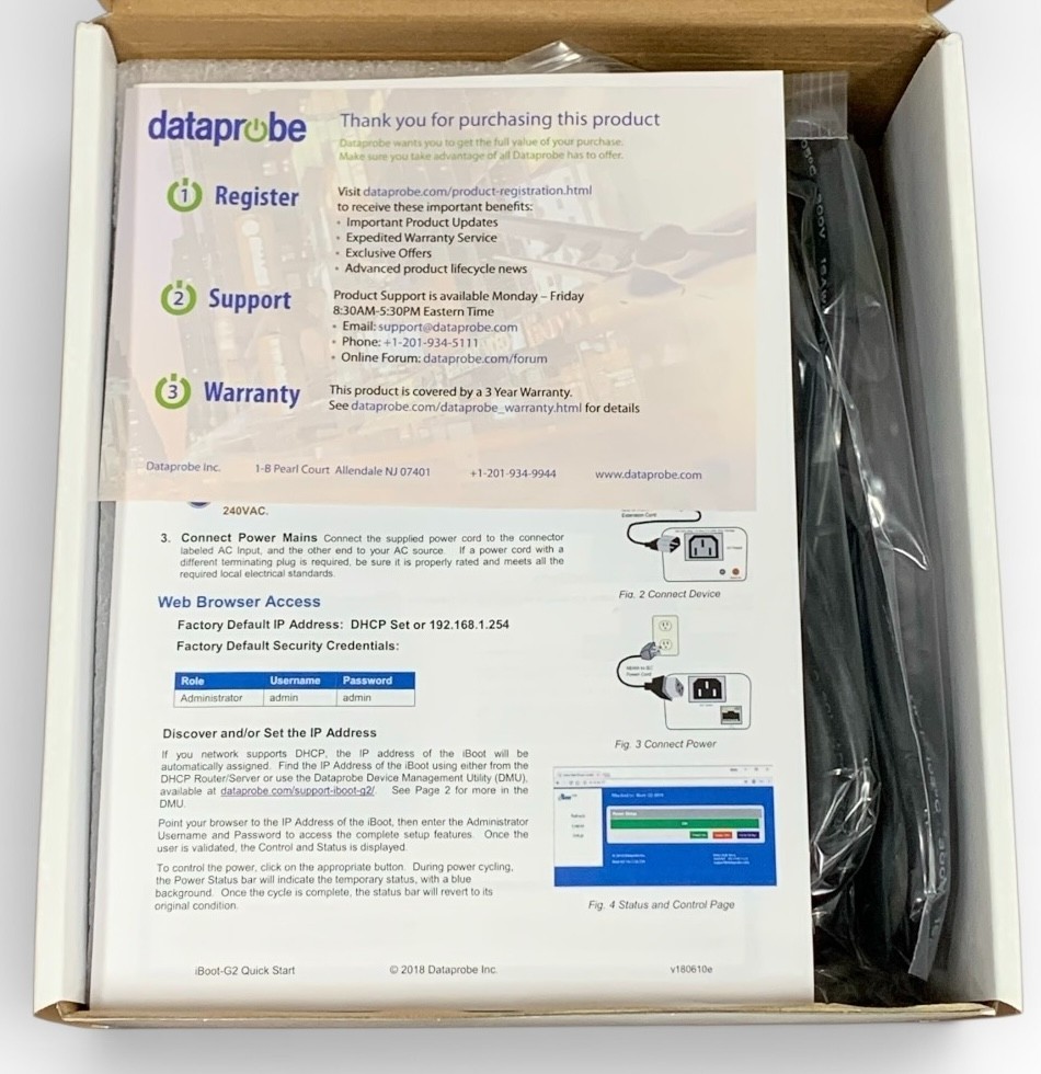 Dataprobe iBoot-G2 Network Power Switch