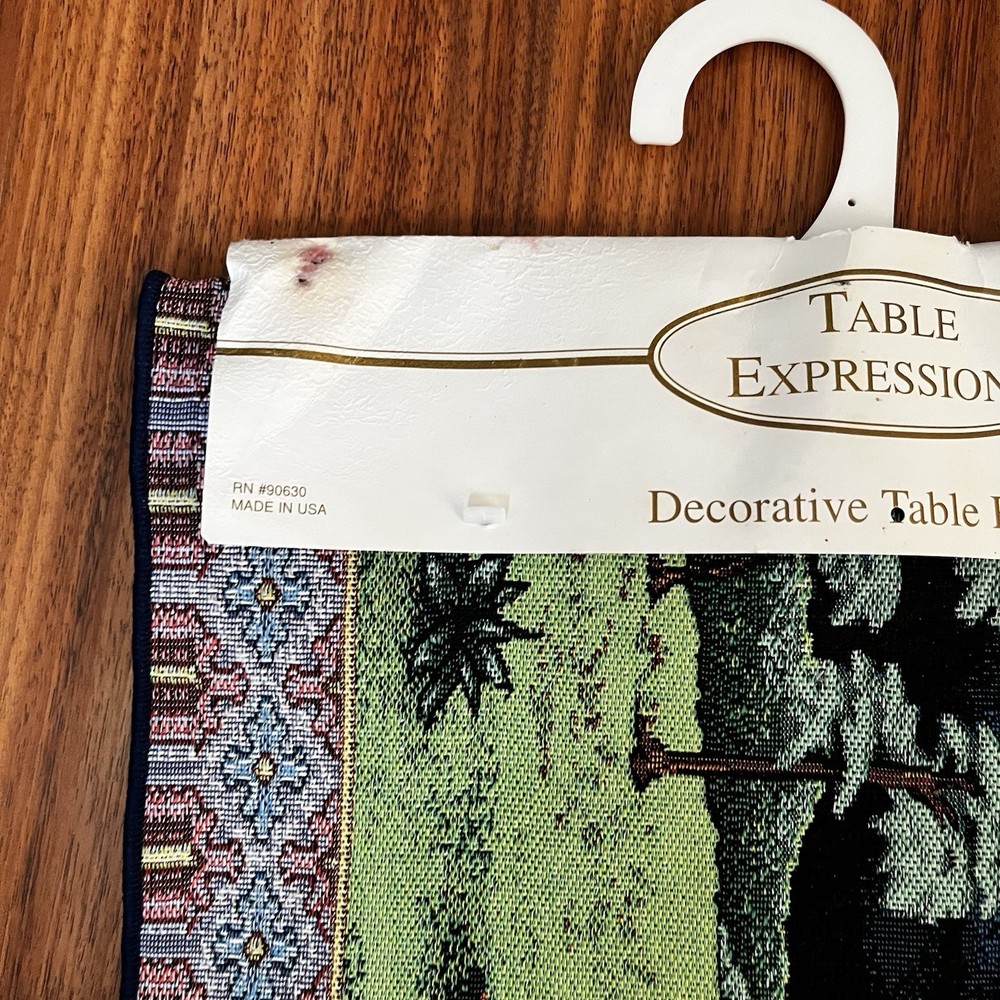 Nativity Tapestry Table Runner Christmas 13" x 72"