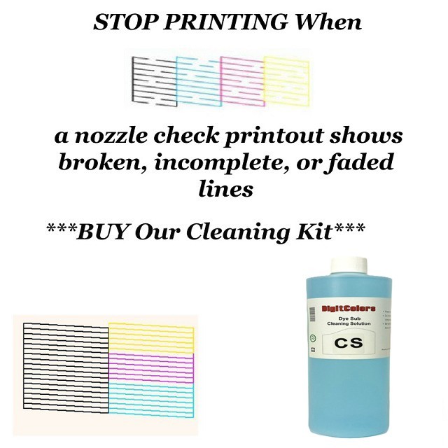DC Sublimation Cleaning Solution Printhead Unblock fluid flush head 1000ml(Lt)