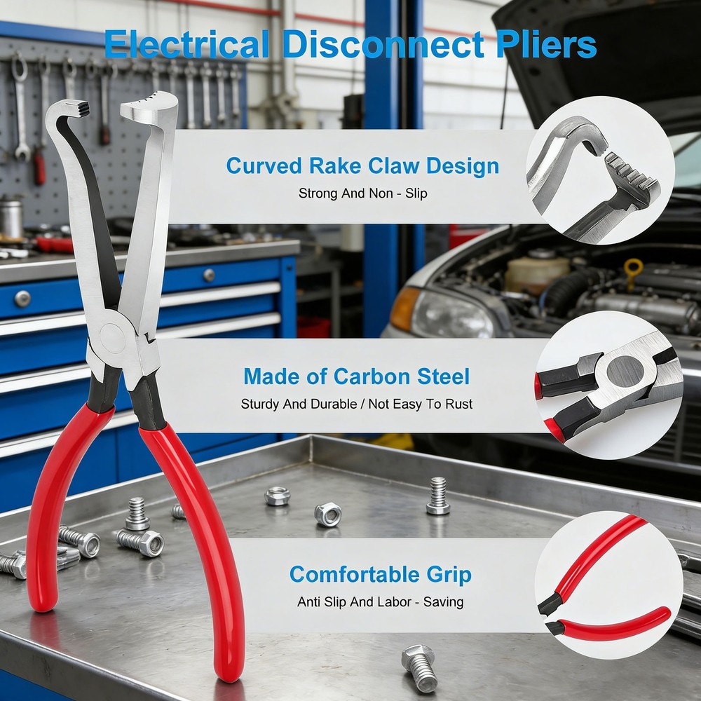 2PCS Electrical Disconnect Plier Connector Separator Removal Tool Kit AutomotiuM