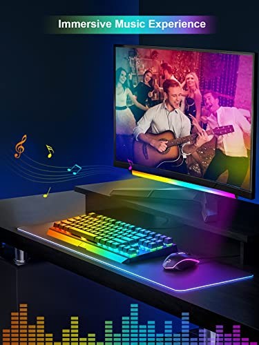 Monitor Down Light Bar, RGB Screen Desk Light PC, Dimmable LED Dynamic 1pc