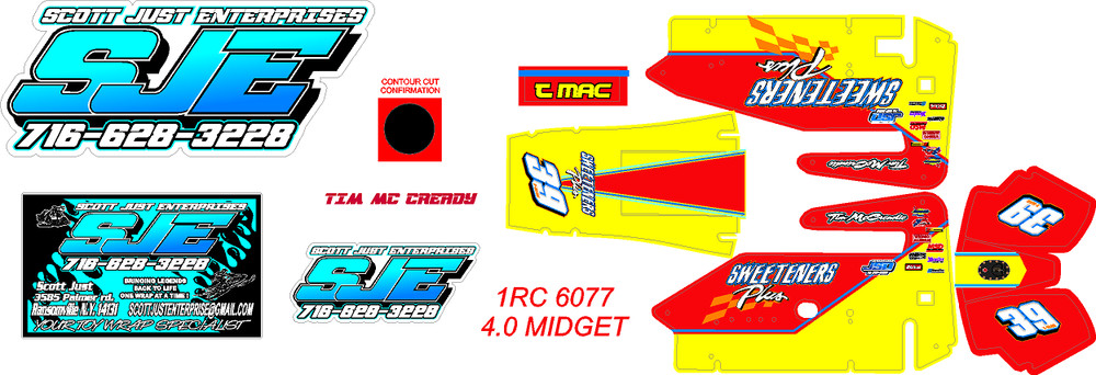 1RC MIDGET WRAP TIM MCCREADY SWEETNERS