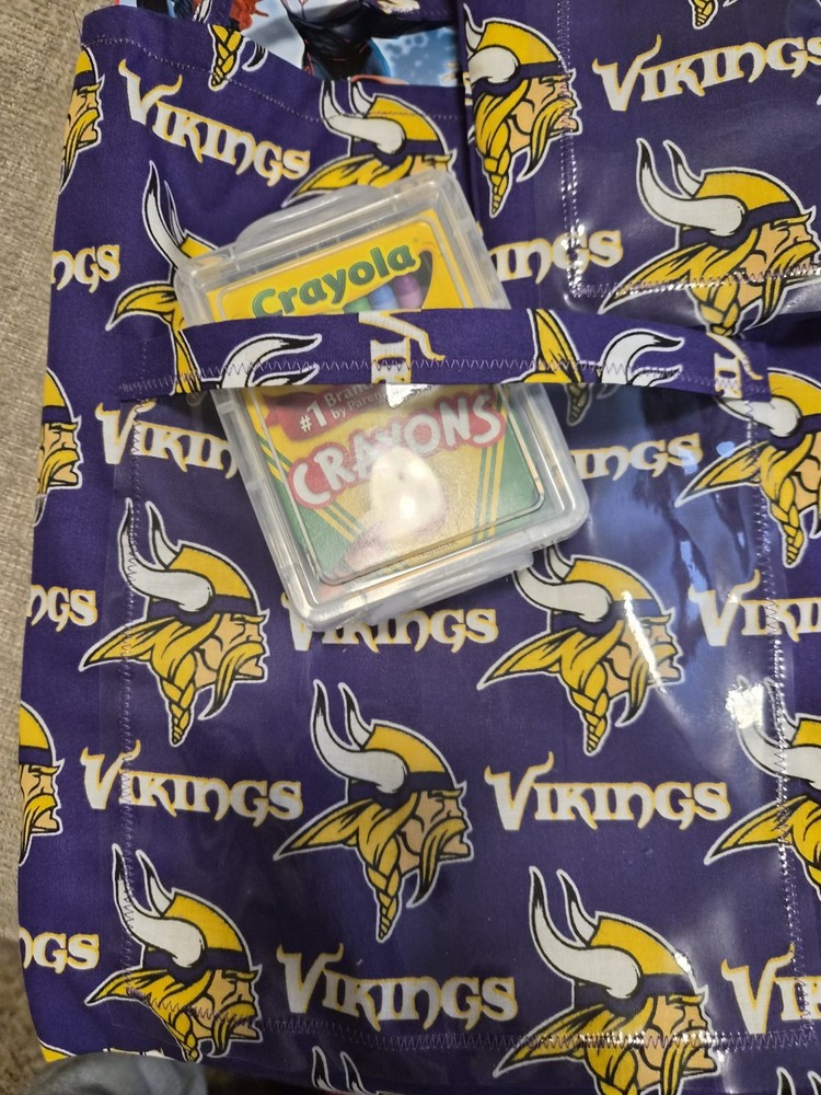 MINNESOTA VIKINGS Coloring Book Caddy