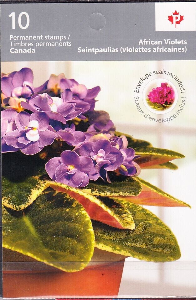 Canada - Scott 2377-2378 - Bk426 - African Violets