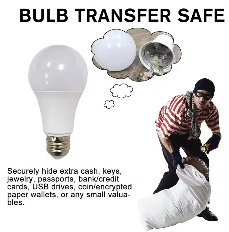False Light Blub with Secret Compartment