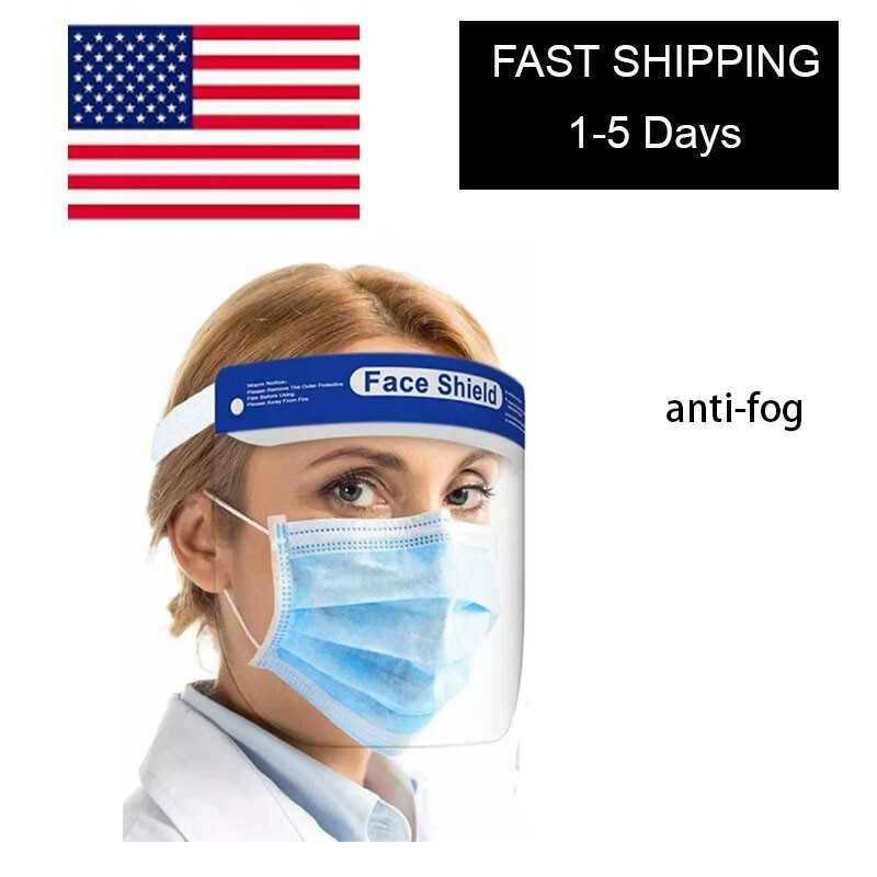 Face Shield Reusable Washable Protective Cover Clear Mask Anti-Splash