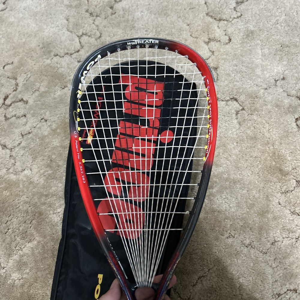 Genuine Prince Power Ring Pro Titanium Mesh Graphite Squash Racket *Needs Grip*