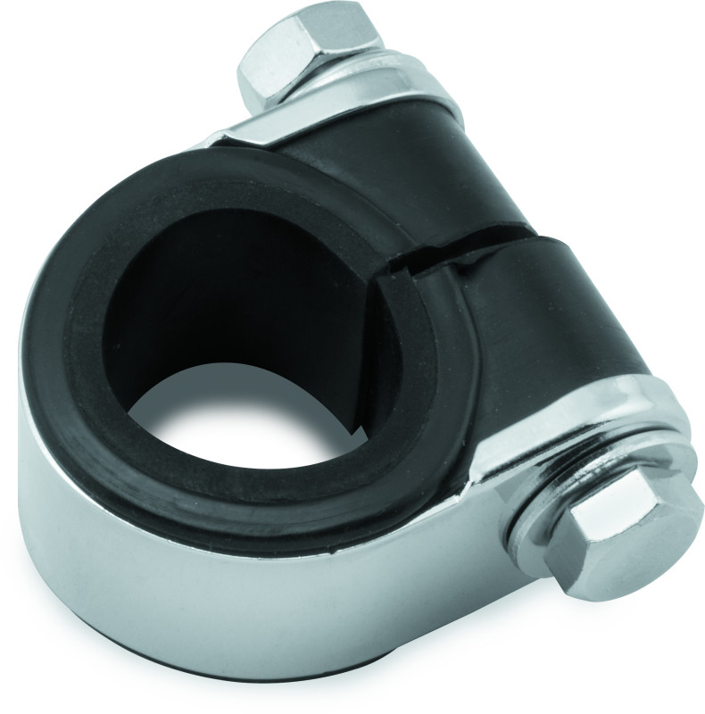 Bikers Choice 666761 Universal Handlebar Gauge Clamp Chrome