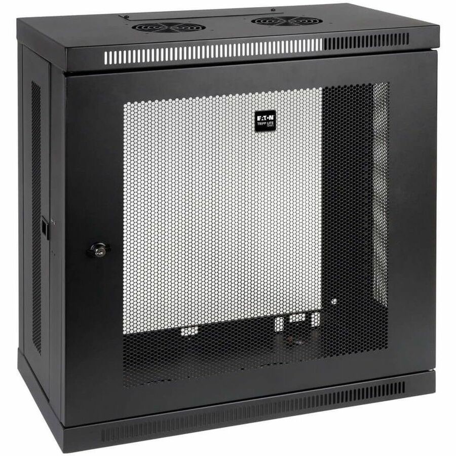 Tripp Lite SmartRack 12U Low-Profile Patch-Depth Wall-Mount Rack Enclosure