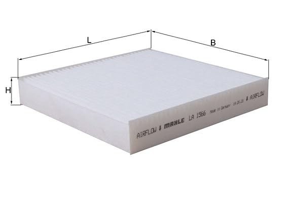 LA 1566 Cabin air filter