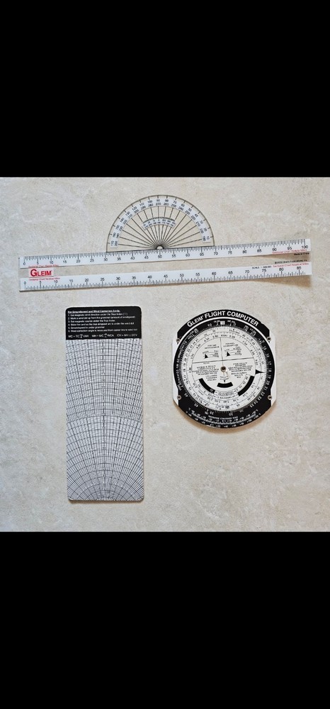 Gleim Flight Computer Gleim Navigational Plotter 2022
