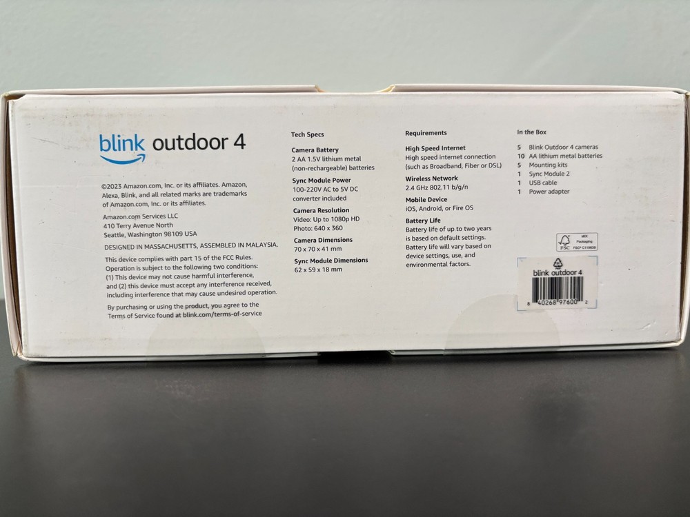 Blink Outdoor 4 - 5 Camera System