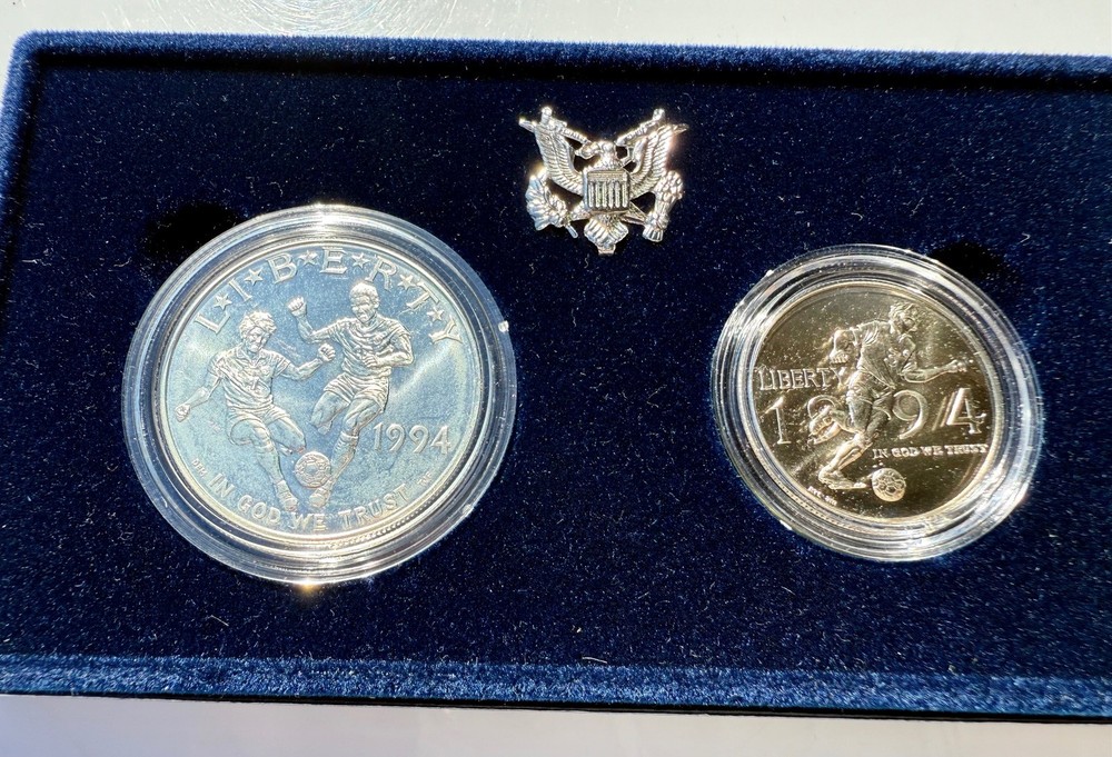 1994 World Cup Commemorative Uncirculated Two-Coin Set