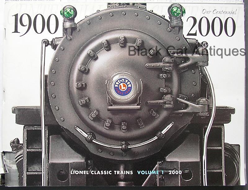 Original 2000 Lionel Centennial Model Trains & Accessories Catalog & Order Forms