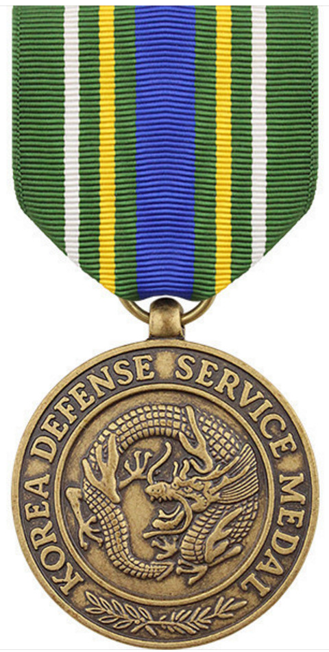 Vanguard Full Size Korea Defense Service Medal Award