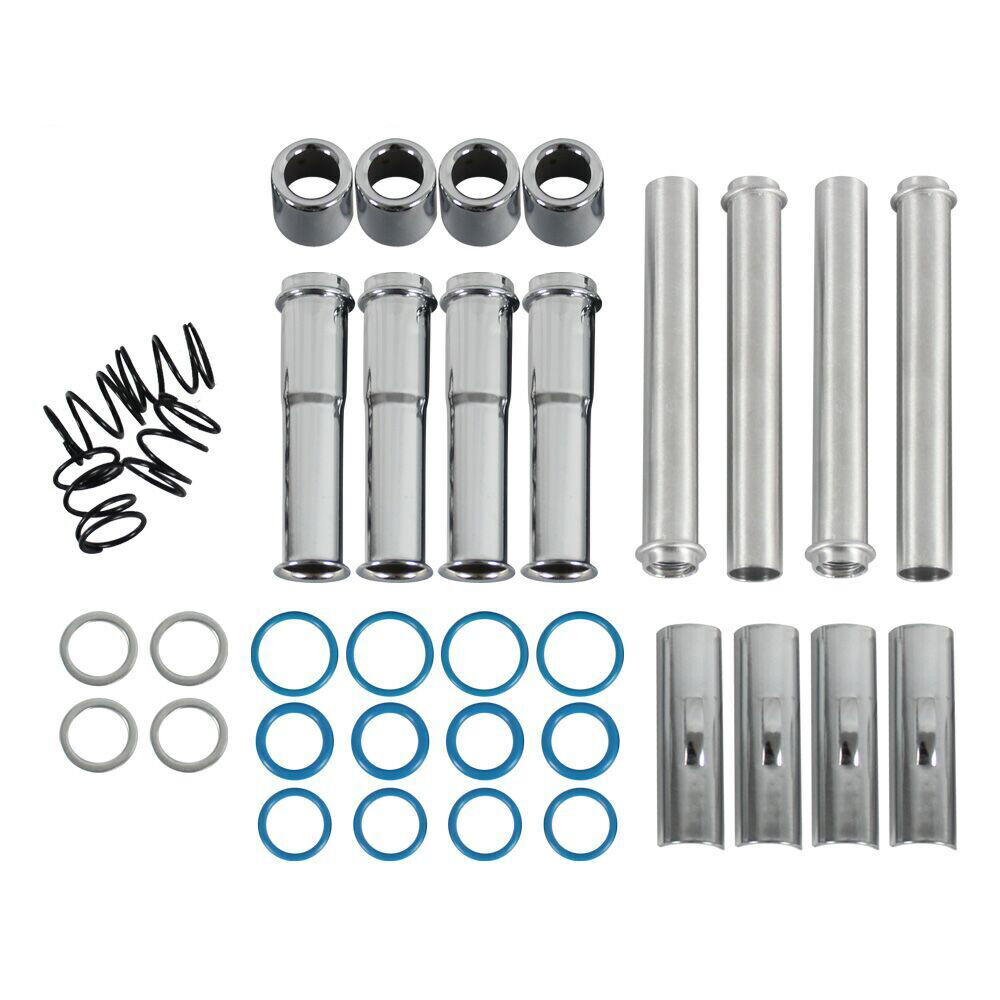 Pushrod Cover Kit for 1999-2017 Harley Twin Cam Models FLST FXST Chrome Complete