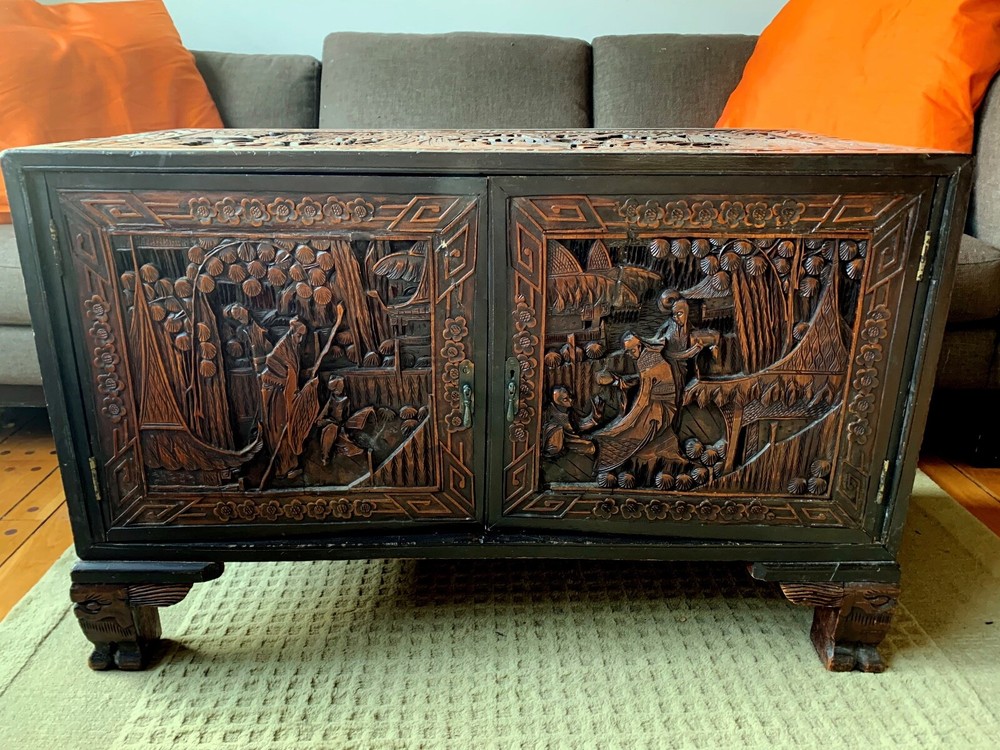 Antique Chinese Camphor Trunk