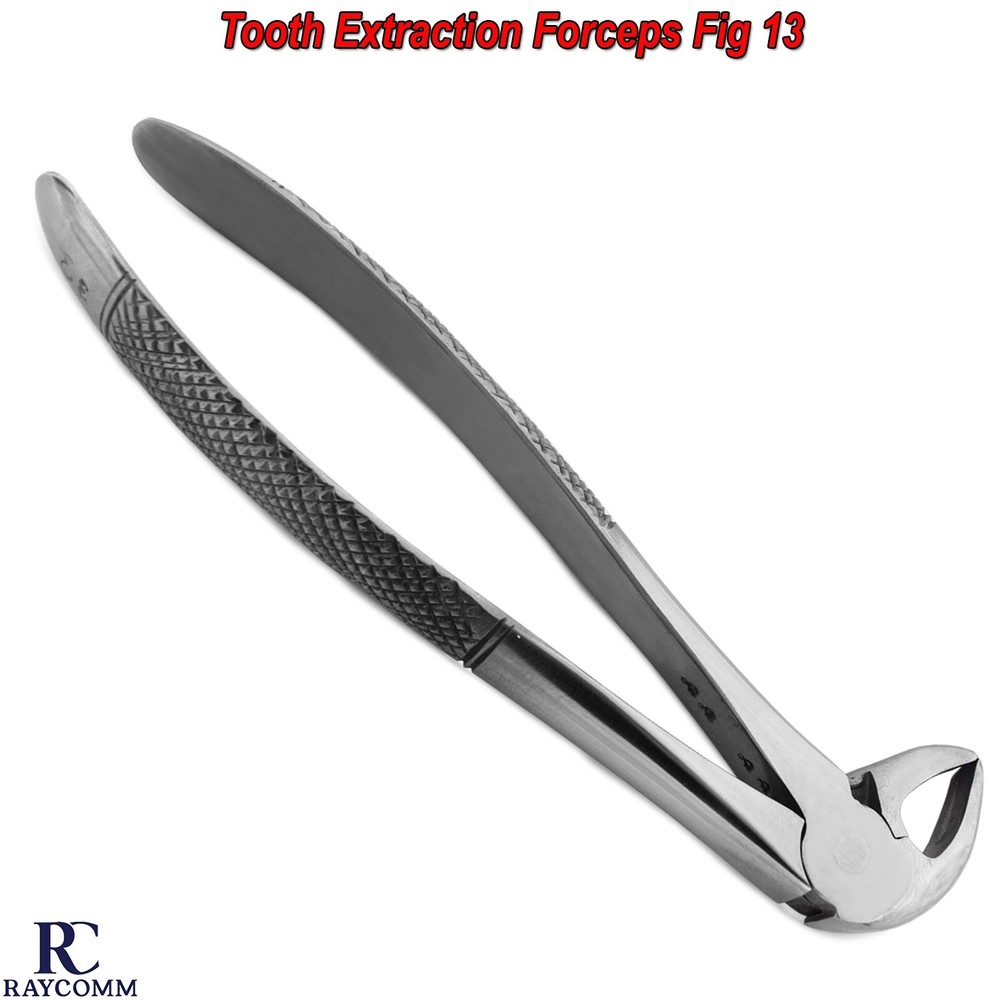 Dental Tooth Extraction Forceps Fig. 13 Removal Extracting Lower Teeth Tools CE