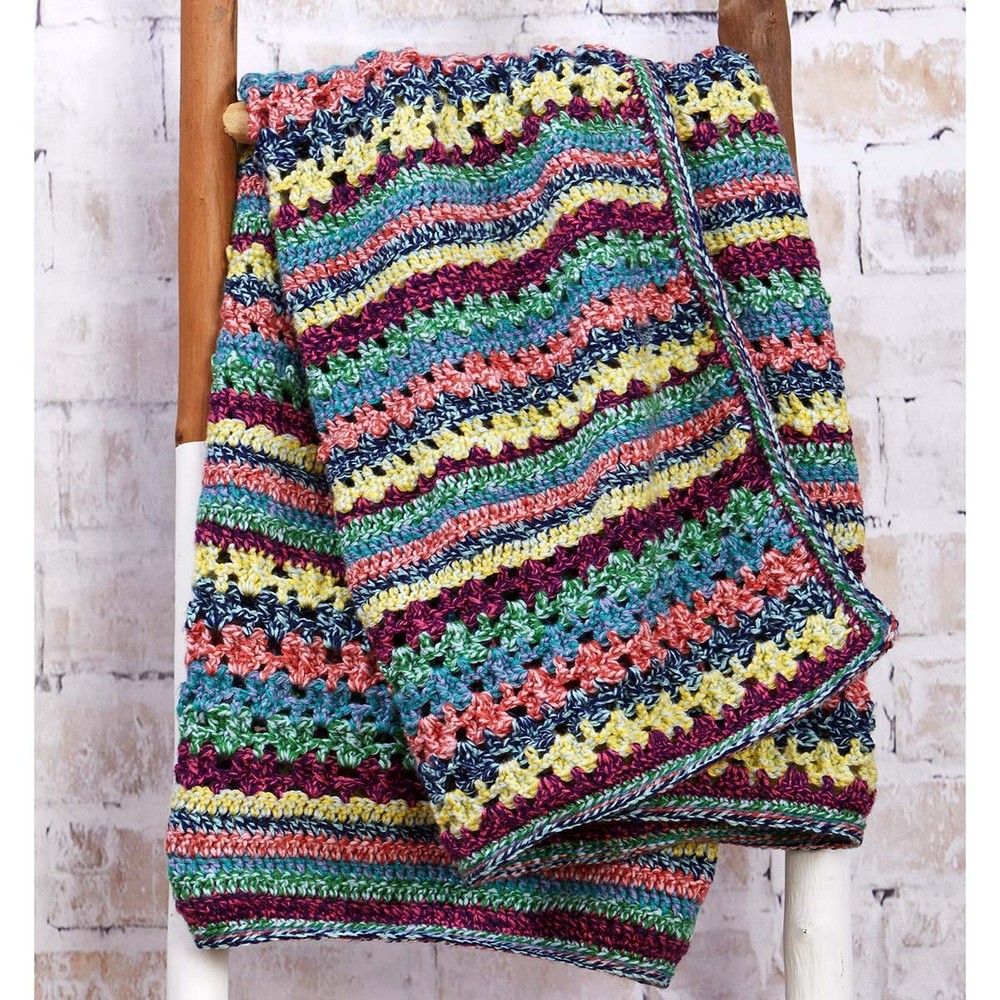 Herrschners® Twist & Shout Throw Crochet Kit