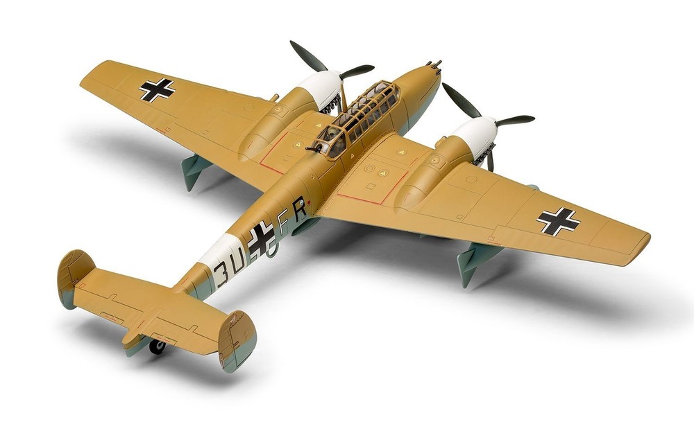 Airfix Messerschmitt Bf110E TROP 1:72 Scale Plastic Model Airplane Kit A03081A