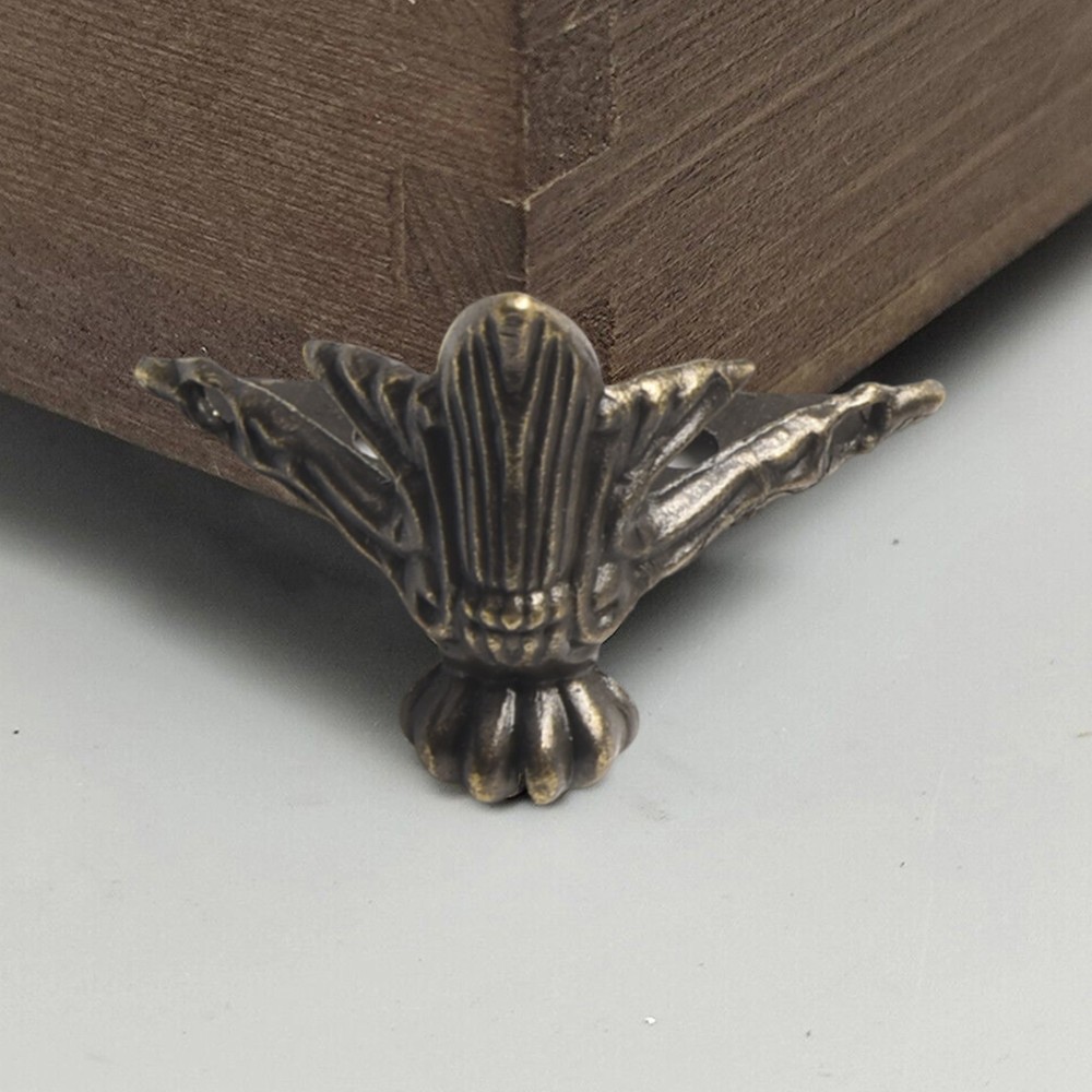Bronze Corner Corner Protector Antique Corner Protector Four Sides Wine Box New