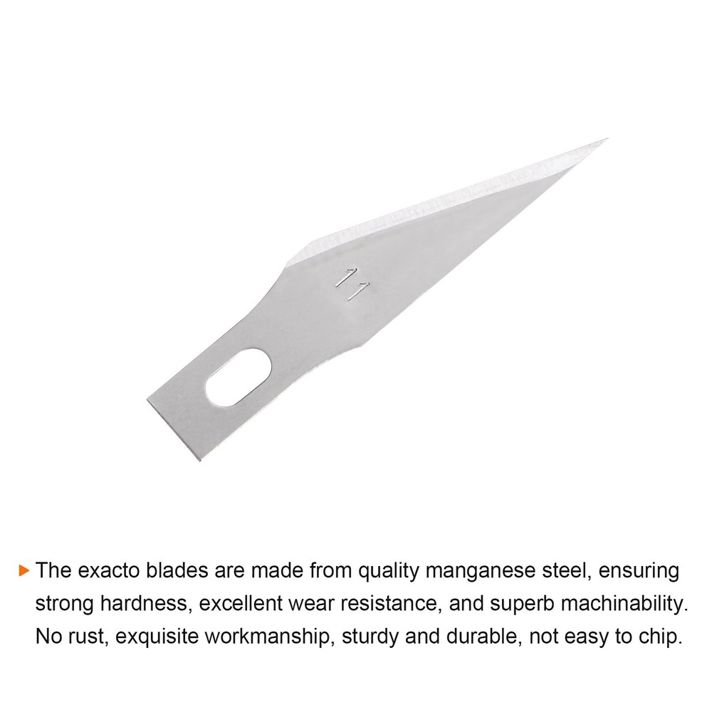 60pcs, Exacto Knife Blades #11 Hobby Knife Replacement Blades Refills