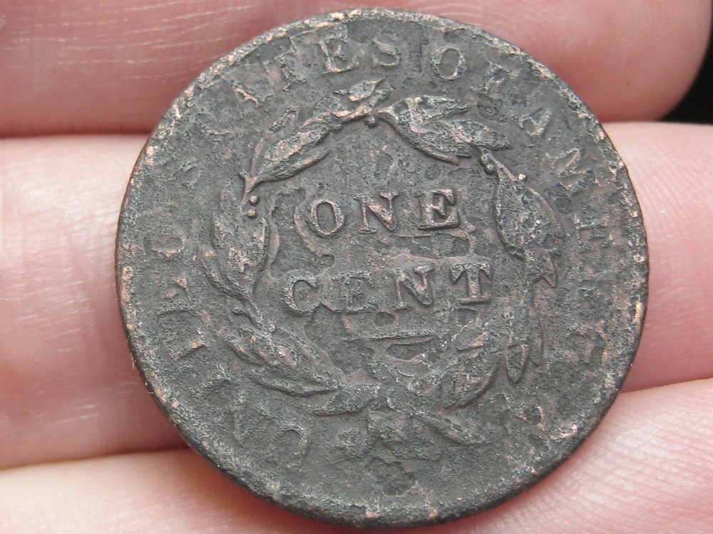 1832 Matron Head Large Cent Penny- VG Details, Medium Letters