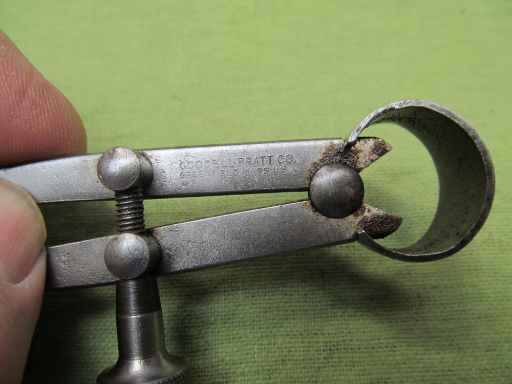 Goodell-Pratt 4" Spring Joint Inside Caliper - Working Used Condition