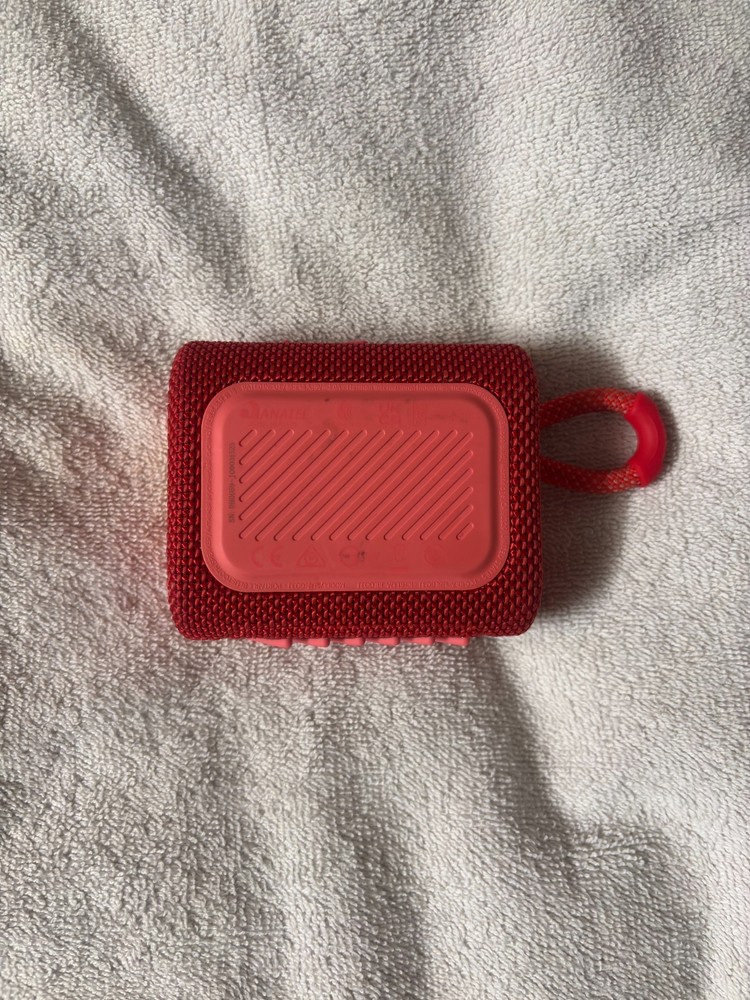 JBL Go 3 Portable Wireless Bluetooth Speaker- Red