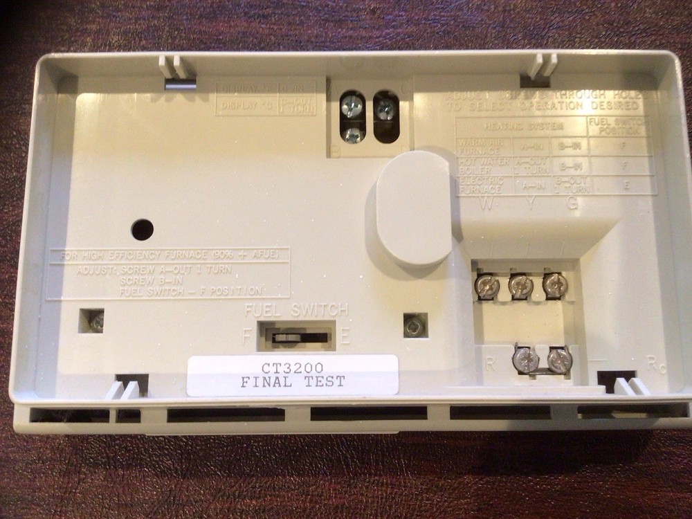 HONEYWELL Magic Stat 7 Day Programmable Heating Cooling Thermostat, preowned