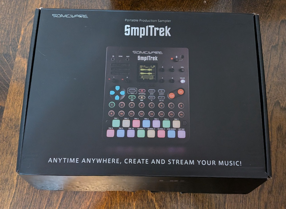 Sonicware SmplTrek - Portable Production Sampler with original box, PSU, SD card