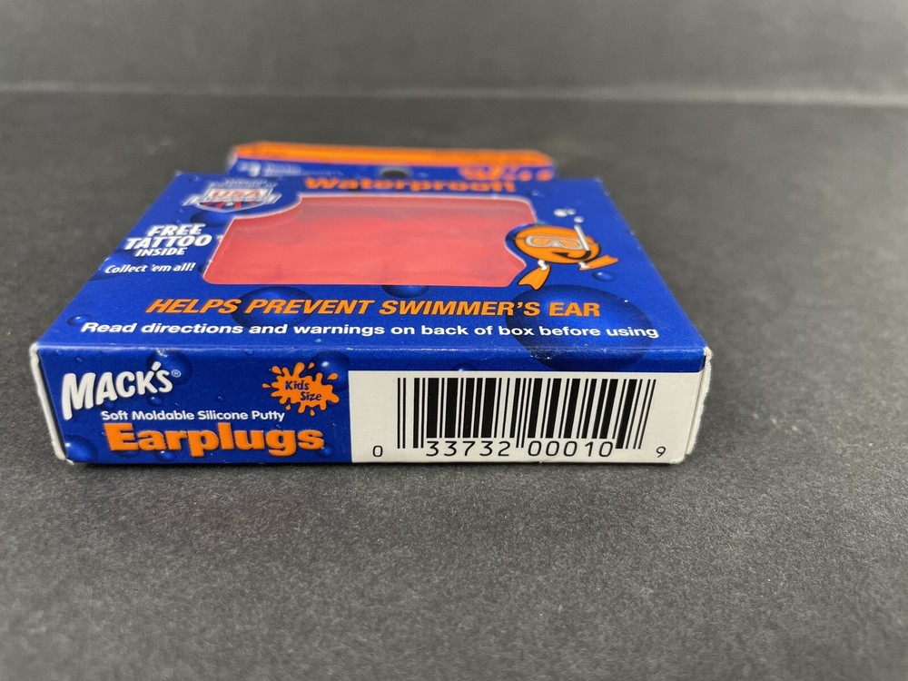 "Soft Moldable Silicone Putty Ear Plugs - Kids Size 6 Pair - Comfortable"