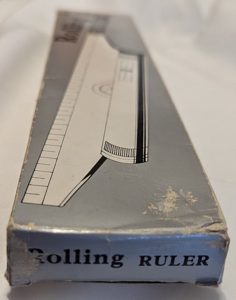 Vintage 12" Rolling Ruler Multi-Functional Drawing Instrument by MSR