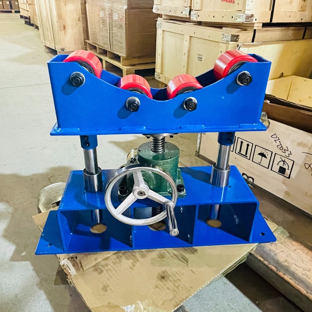 Two sets Manual Welding Roller Bracket 1100lb Rolling Support Frame for Welding